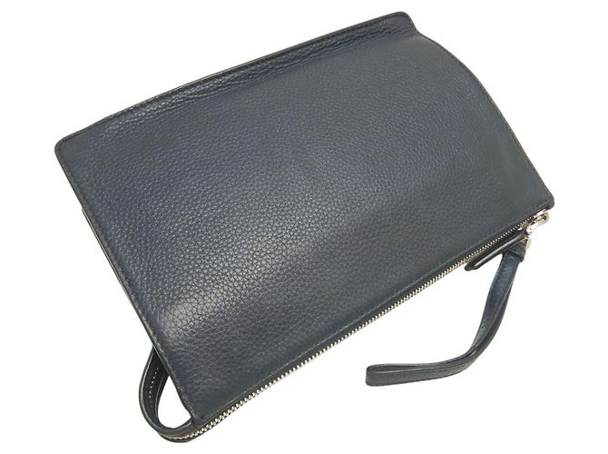 Pochette da polso Prada Vitello City blu - vista 2