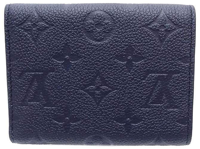 Louis Vuitton Monogram Empreinte Victorine Wallet Blue Small Wallets Blau - Ansicht 3