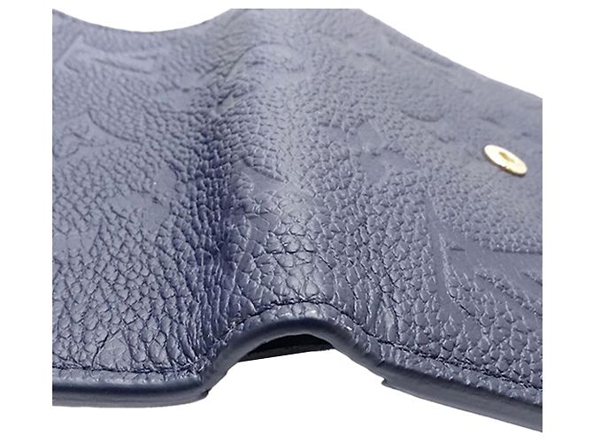 Louis Vuitton Monogram Empreinte Victorine Wallet Blue Small Wallets Blau - Ansicht 9