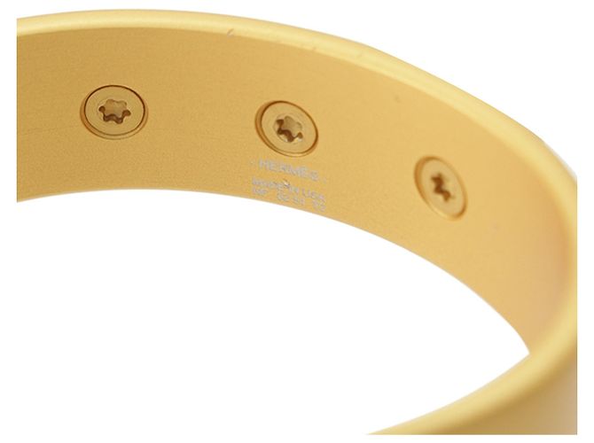 Bracciale Gold Hermès Aluminum Collier de Chien Medor Sunset T2 D'oro - vista 8