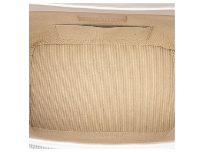 Chanel Medium Rattan Take Away Vanity Case Satchel Weiß - Ansicht 4