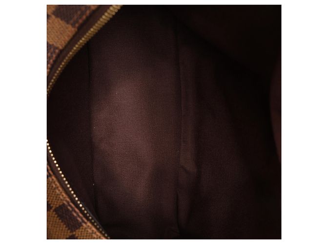 Borsa a tracolla Louis Vuitton Naviglio Damier Ebene in marrone N45255 - vista 10