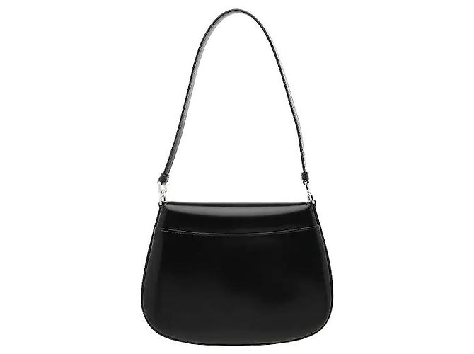 Prada Um item clássico que combina curvas graciosas com uma silhueta moderna. Feito de couro de bezerro escovado com um brilho subtil, é resistente a riscos e possui uma retenção de forma robusta. Com um Preto - vista 2