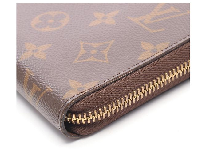 Cartera larga redondeada Louis Vuitton Zippy Organizer Monogram Castaño - vista 10
