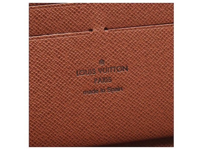 Cartera larga redondeada Louis Vuitton Zippy Organizer Monogram Castaño - vista 5