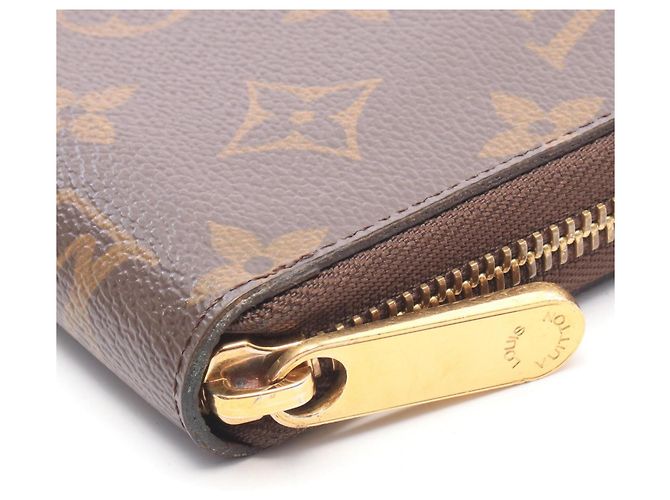 Cartera larga redondeada Louis Vuitton Zippy Organizer Monogram Castaño - vista 7