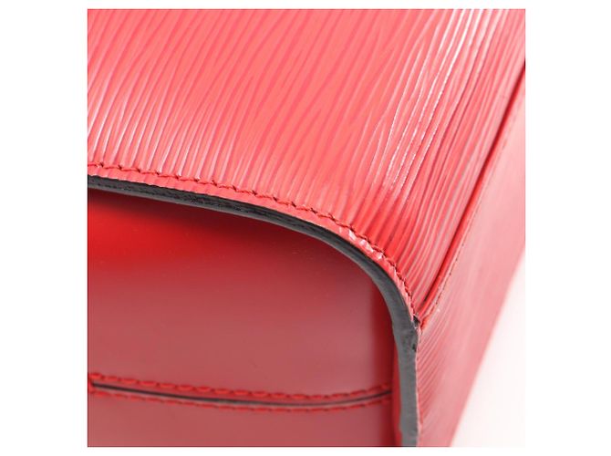 Borsa a tracolla Louis Vuitton Duplex Rosso - vista 7