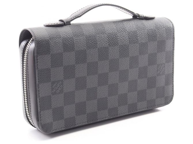 Louis Vuitton Zippy XL Damier Graphite Long Wallet Black - view 2