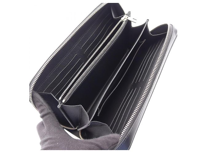 Louis Vuitton Zippy XL Damier Graphite Long Wallet Black - view 3