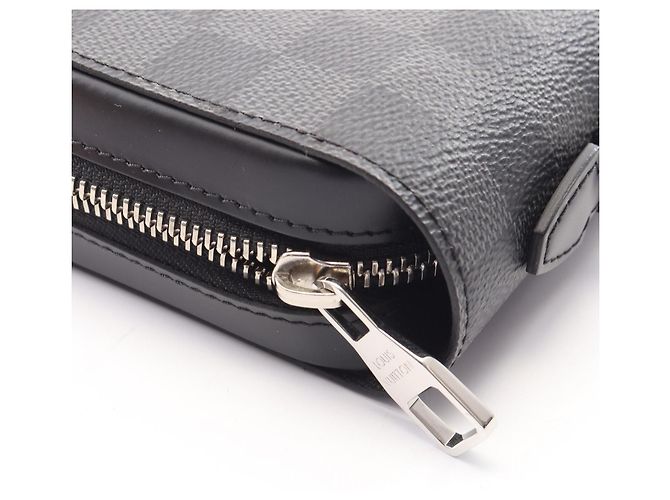 Louis Vuitton Zippy XL Damier Graphite Long Wallet Black - view 7