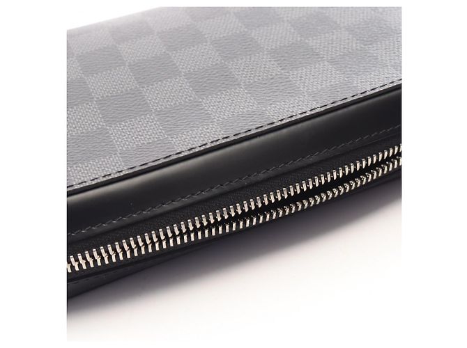 Louis Vuitton Zippy XL Damier Graphite Long Wallet Black - view 9