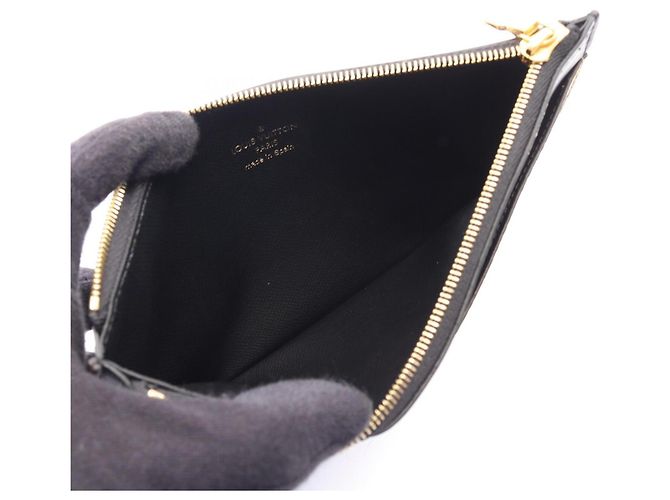 Portafoglio Slim Purse Monogram Reverse Louis Vuitton Marrone Nero - vista 3