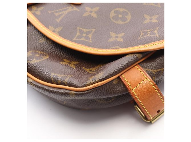 Borsa a tracolla Louis Vuitton Saumur 30 Monogram Marrone - vista 14