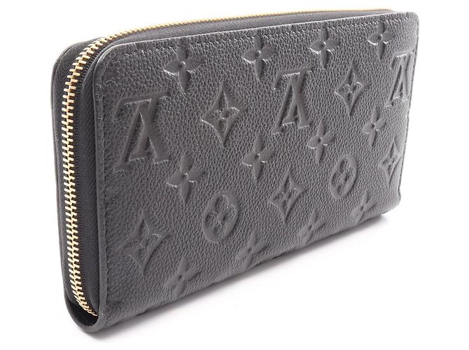 Louis Vuitton Zippy Wallet aus schwarzem Leder - Ansicht 2