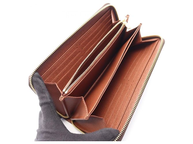Portefeuille Zippy Louis Vuitton Marron - vue 3