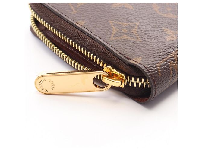 Portefeuille Zippy Louis Vuitton Marron - vue 7