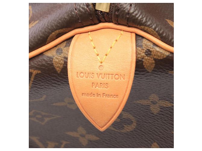 Borsa Louis Vuitton Speedy 30 Monogram Marrone - vista 4