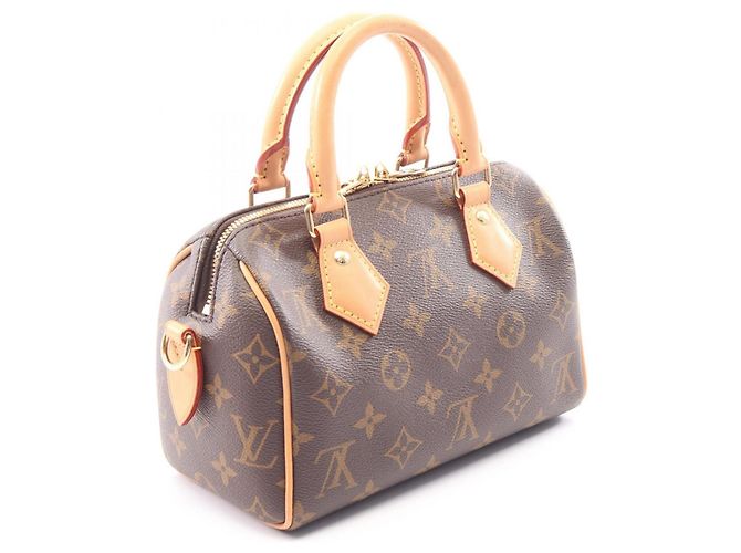 Borsa Louis Vuitton Speedy Bandoulière 20 Monogram Marrone - vista 2