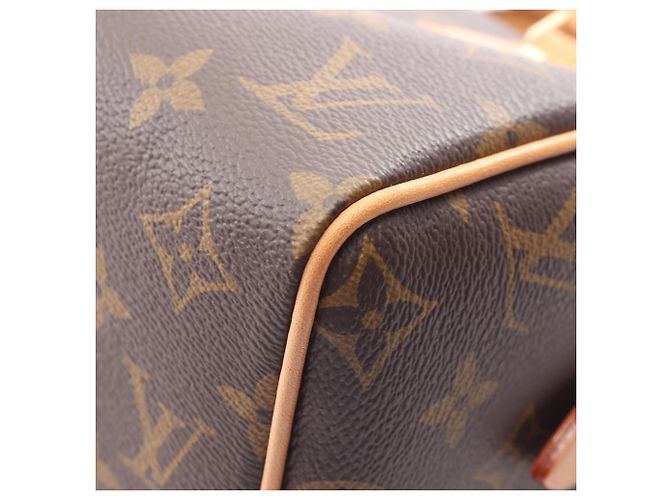 Borsa Louis Vuitton Speedy Bandoulière 20 Monogram Marrone - vista 6