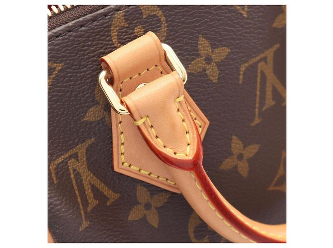 Borsa Louis Vuitton Speedy Bandoulière 20 Monogram Marrone - vista 7