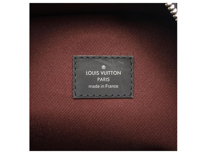 Zaino/Borsa Louis Vuitton Josh Marrone Nero Monogramma - vista 4