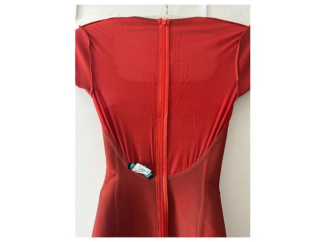 Autre Marque Nerve L Leroux Cocoon Kleid Rot Bordeaux - Ansicht 3