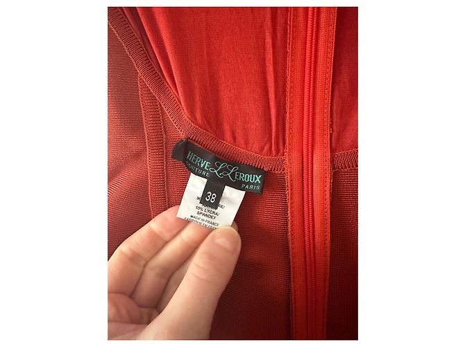 Autre Marque Nerve L Leroux Cocoon Kleid Rot Bordeaux - Ansicht 4