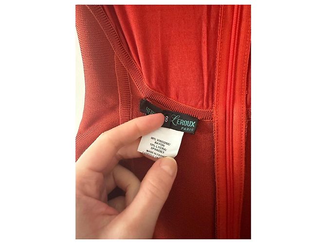 Autre Marque Nerve L Leroux Cocoon Kleid Rot Bordeaux - Ansicht 5