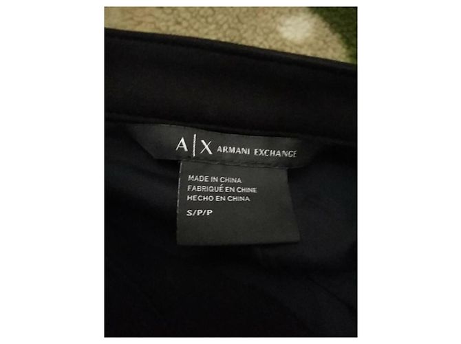 Armani Exchange Black Jacket with Embossed Shoulders - view 4