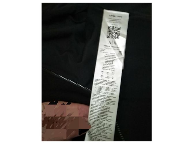 Armani Exchange Black Jacket with Embossed Shoulders - view 5
