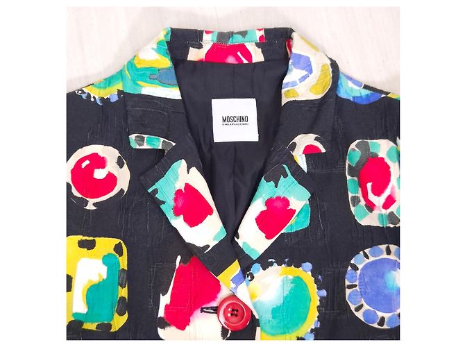Moschino Cheap And Chic Moschino Resort Collection 2011 abrigo estampado Multicolor - vista 10