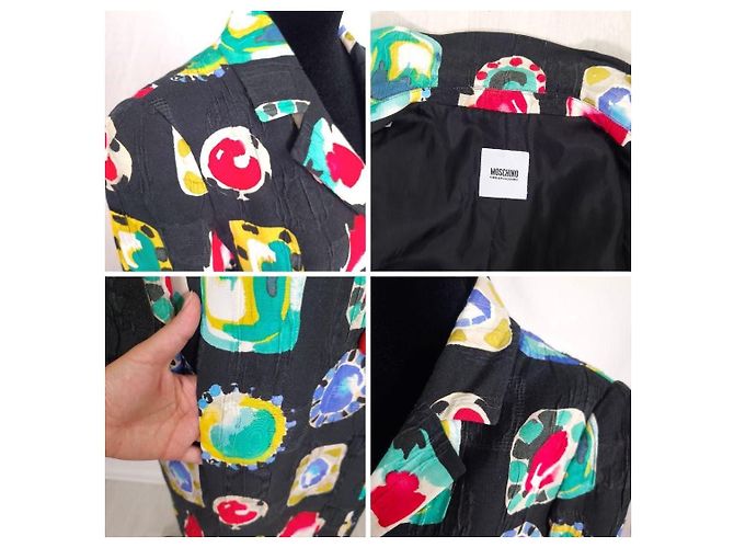 Moschino Cheap And Chic Moschino Resort Collection 2011 abrigo estampado Multicolor - vista 12