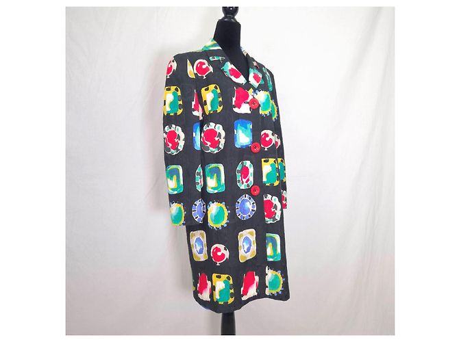 Moschino Cheap And Chic Moschino Resort Collection 2011 abrigo estampado Multicolor - vista 13