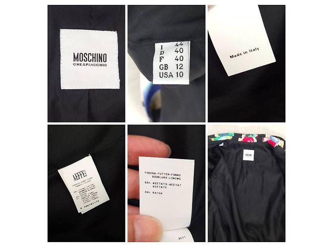 Moschino Cheap And Chic Moschino Resort Collection 2011 abrigo estampado Multicolor - vista 14