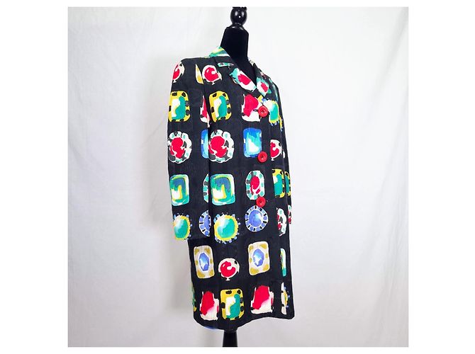 Moschino Cheap And Chic Moschino Resort Collection 2011 abrigo estampado Multicolor - vista 7