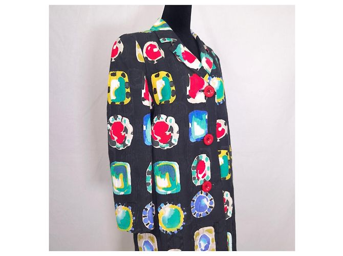 Moschino Cheap And Chic Moschino Resort Collection 2011 abrigo estampado Multicolor - vista 8