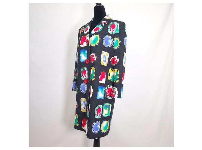Moschino Cheap And Chic Moschino Resort Collection 2011 abrigo estampado Multicolor - vista 9