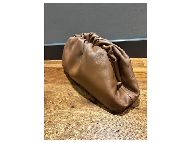 Borsa a pochette Bottega Veneta The Pouch Marrone - vista 9