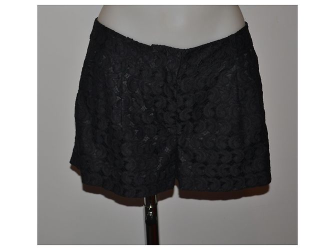 Diane von Furstenberg schwarze Spitzenshorts - Ansicht 2