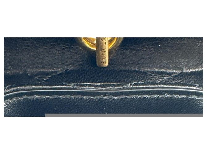Pouch in pelle nera Yves Saint Laurent Nero - vista 11