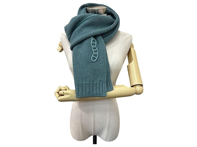 Hermès Hermes Maillon Trasse Green Schal Grün - Ansicht 8