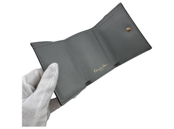 Cartera compacta Christian Dior Dior Saddle Lotus Castaño - vista 10
