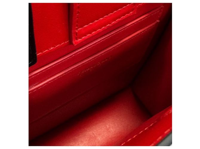 Salvatore Ferragamo Gancini Tote Bag Schwarz Rot - Ansicht 7
