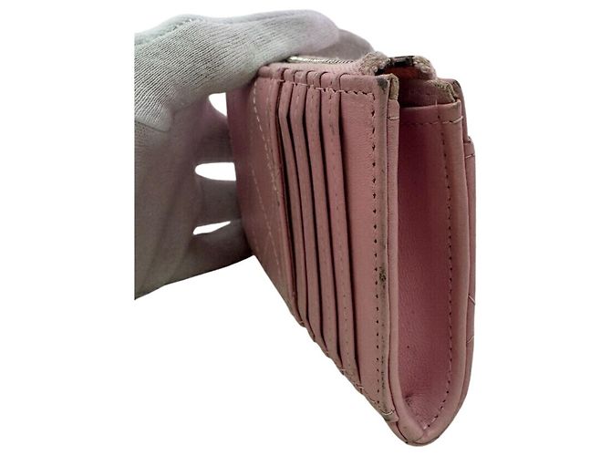 Tarjetero de piel rosa Chanel - vista 10