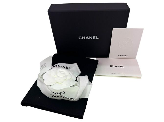 Tarjetero de piel rosa Chanel - vista 11