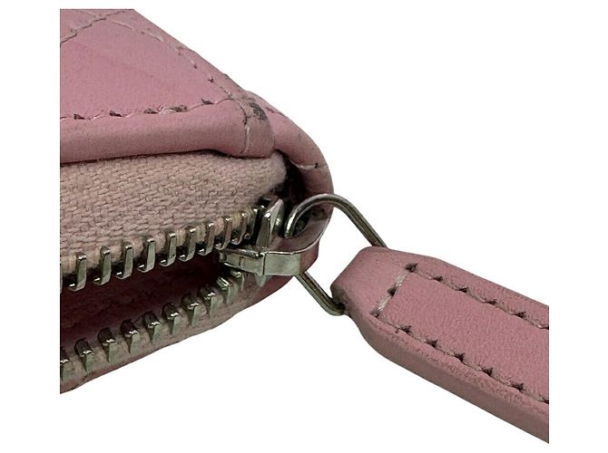 Tarjetero de piel rosa Chanel - vista 6
