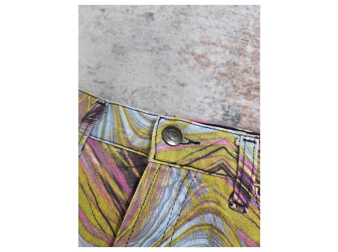 Roberto Cavalli Bleistiftrock mit buntem psychedelischem Print Mehrfarben - Ansicht 2
