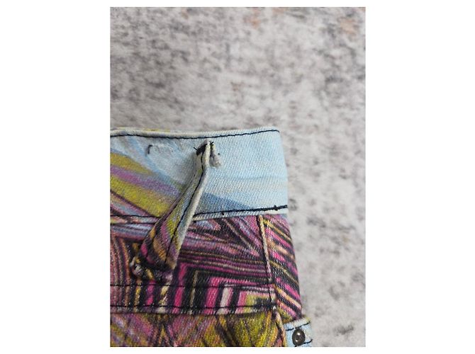 Roberto Cavalli Bleistiftrock mit buntem psychedelischem Print Mehrfarben - Ansicht 5