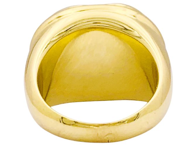 Anello Mauboussin, "Transparence" in oro giallo, diamanti e cristallo di rocca. - vista 4