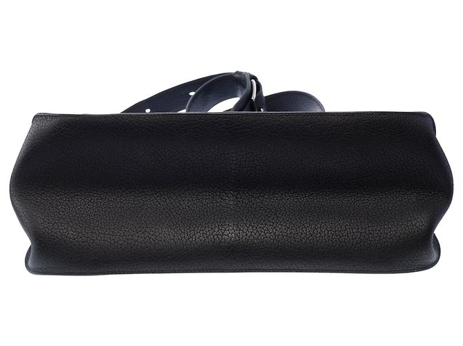 Hermès Borsa HERMES Jypsiere in Pelle Nera - 103877 Nero - vista 11